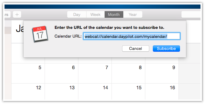 Generate Url For Mac Calendar